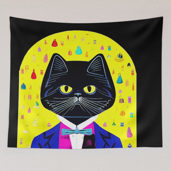 Item preview, Copy of cat with funny cylinder  designed and sold by Catator.