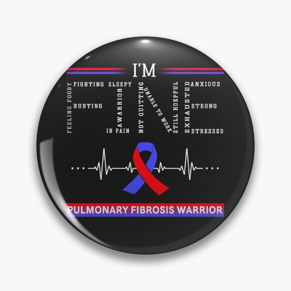 Item preview, I'm Fine Pulmonary Fibrosis Warrior Support Pulmonary Fibrosis Awareness Gifts designed and sold by rechardtee.