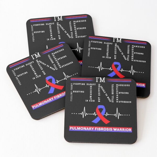 Item preview, I'm Fine Pulmonary Fibrosis Warrior Support Pulmonary Fibrosis Awareness Gifts designed and sold by rechardtee.