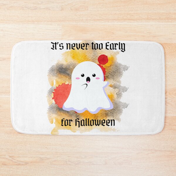 Item preview, It's never too early for Halloween - Surprised Ghost abstract background gray, yellow, Blood spots - Ghost lover - Halloween Lover - Halloween Costume designed and sold by Mechanical-Artt.