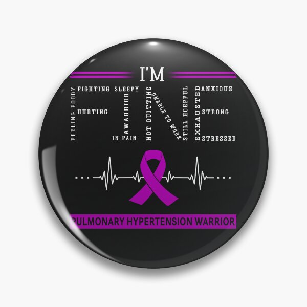Item preview, I'm Fine Pulmonary Hypertension Warrior Support Pulmonary Hypertension Awareness Gifts designed and sold by rechardtee.