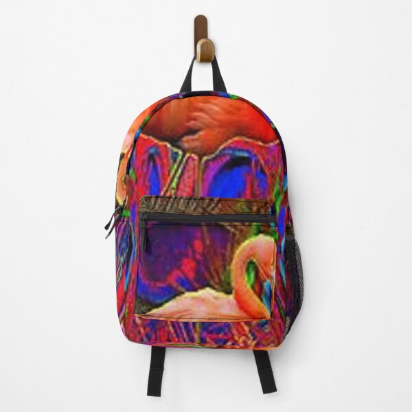 Item preview, COLORFUL FLORIDA FLAMINGOS PEACOCK ABSTRACT PATTERN designed and sold by sharlesart.
