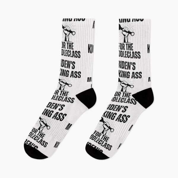 Item preview, Biden's Kicking Ass For The Middleclass Political Black Text Design designed and sold by EarthArtDesigns.