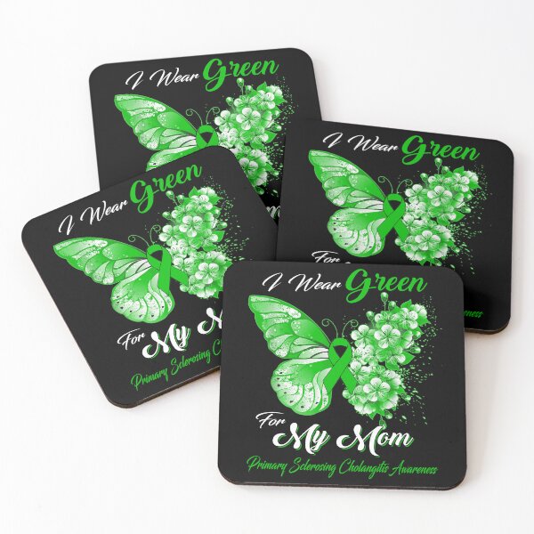 Item preview, I Wear Green For My Mom Primary Sclerosing Cholangitis Awareness Butterfly Ribbon Gifts designed and sold by Adropine.