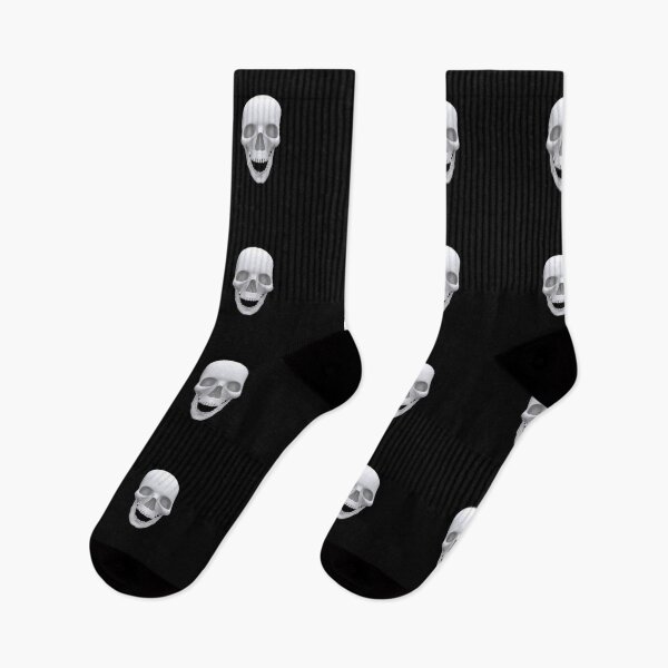 Item preview, White Skull Black Background  designed and sold by TLSDesigns.