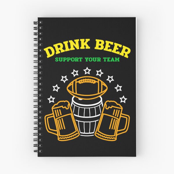 Item preview, DRINK BEER AND SUPPORT YOUR TEAM - FOOTBALL designed and sold by MJ96-PRO.