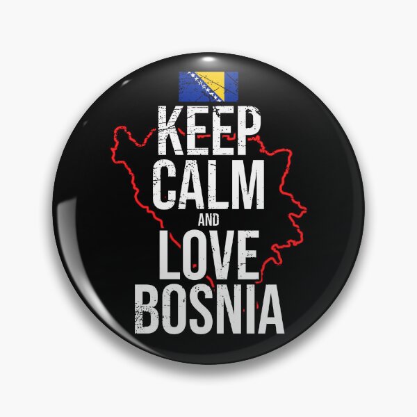 Artikelvorschau, Bleib ruhig und liebe Bosnien entworfen und verkauft von Mila1946.