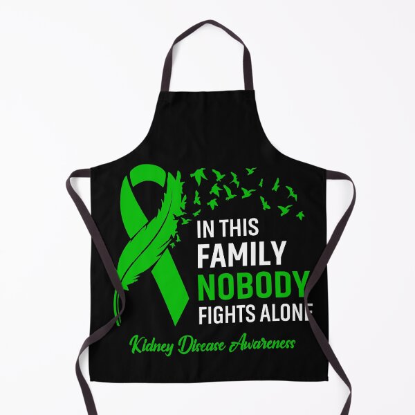 Item preview, In This Family Nobody Fights Alone Kidney Disease Awareness Feather Ribbon designed and sold by frechettee.