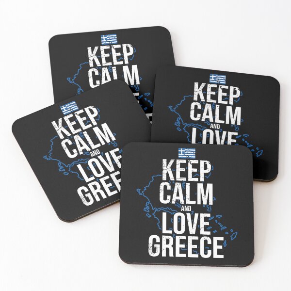 Item preview, Keep calm and love Greece designed and sold by Mila1946.