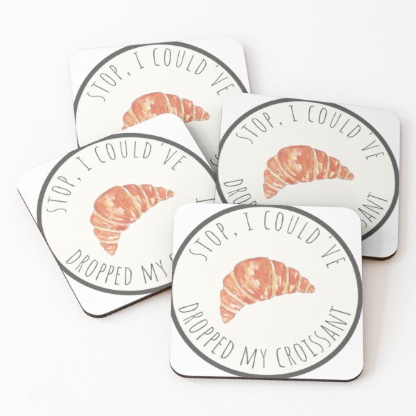 Item preview, Could've Dropped my Croissant designed and sold by luckycafeart.