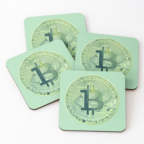 Item preview, Mint Green Bitcoin  designed and sold by Anonymousbtb.