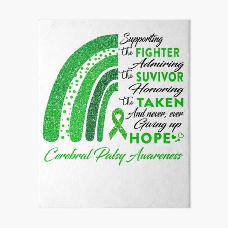Item preview, Cerebral Palsy Warrior Supporting Fighter  Awareness designed and sold by Gillosina.