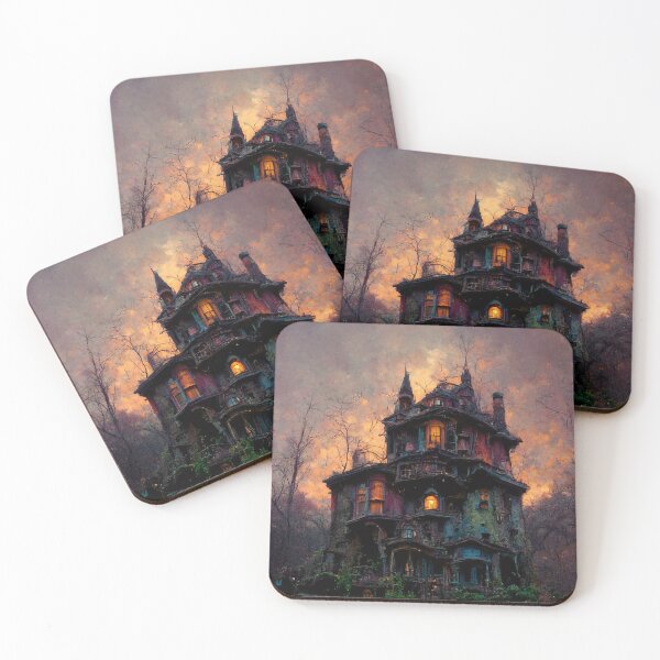 Item preview, Cozy Halloween Haunted House designed and sold by LeahTT.