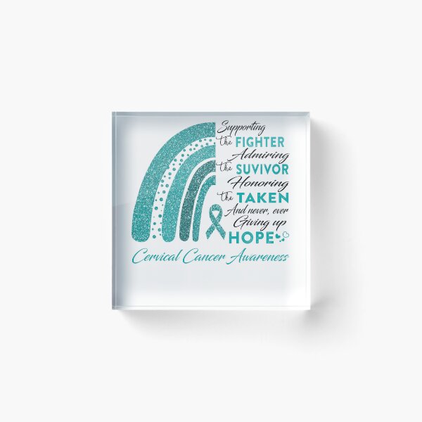 Item preview, Cervical Cancer Warrior Supporting Fighter  Awareness designed and sold by Gillosina.