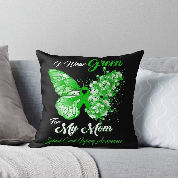 Item preview, I Wear Green For My Mom Spinal Cord Injury Awareness Butterfly Ribbon Gifts designed and sold by Adropine.