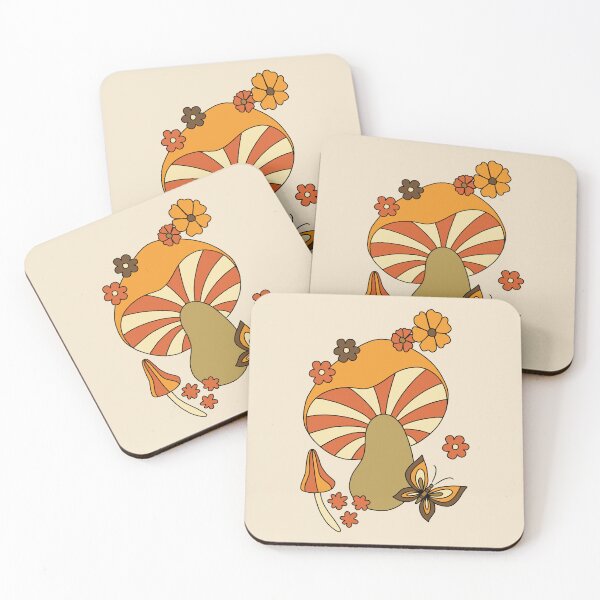 Item preview, Retro Mushrooms designed and sold by idrawhumans.