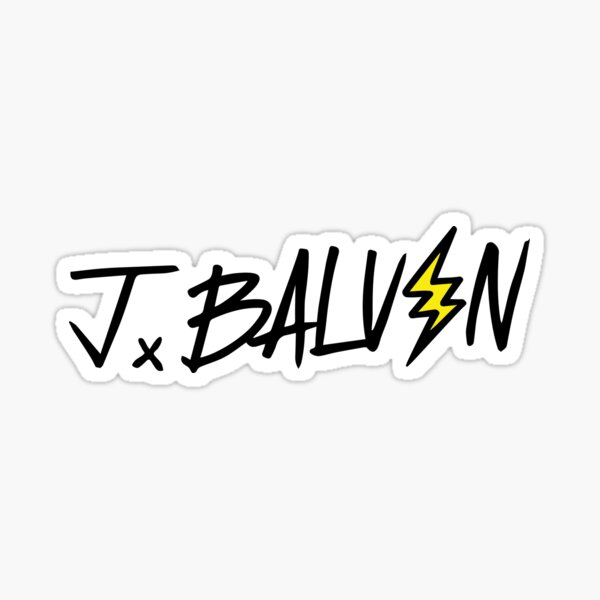 J Balvin Merch Logotipo de Jbalvin Pegatina