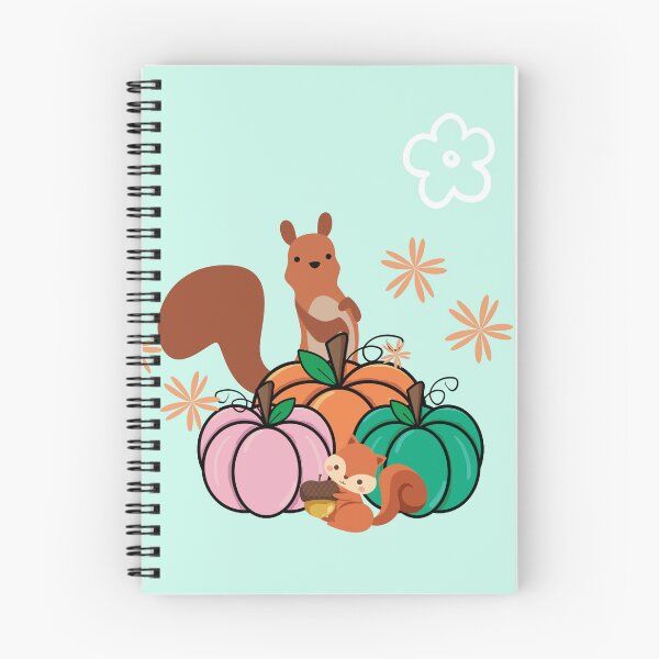 Item preview,  Cartoon Squirrels and Colorful Pumpkins designed and sold by LanaDevon.