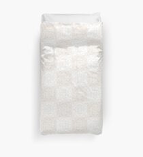 Wedding Thistle Brocade in Candlelight and Cream Duvet Cover
