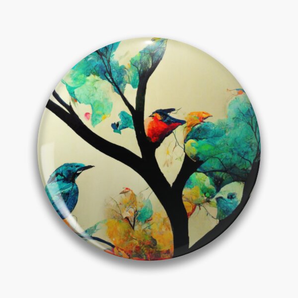 Item preview, Birds sitting on a branch of tree designed and sold by Tekumart.