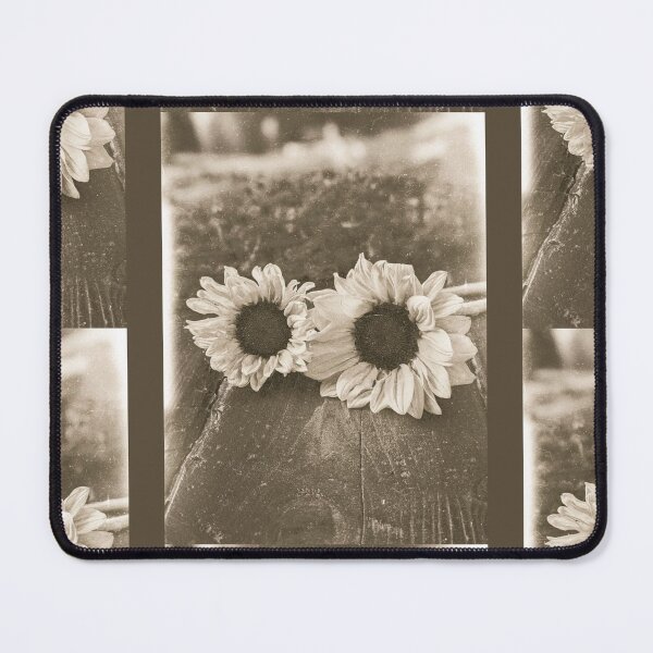 Item preview, Sepia Sunflowers Distressed Photography Design designed and sold by EarthArtDesigns.