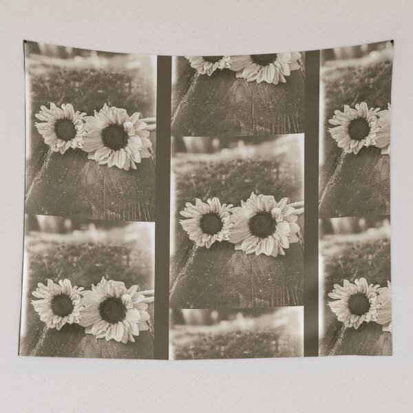 Item preview, Sepia Sunflowers Distressed Photography Design designed and sold by EarthArtDesigns.