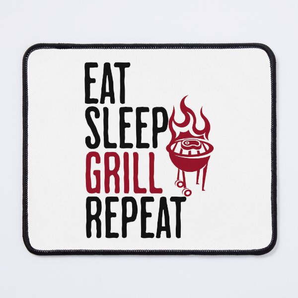Item preview, Eat Sleep Grill Repeat - Grilling Humor designed and sold by AlanPhotoArt.