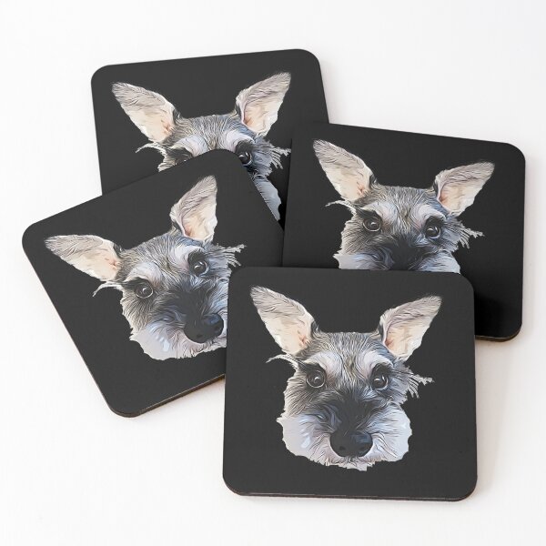 Artikelvorschau, Schnauzer - Mini-Schnauzer-Salz-und-Pfeffer-Hündchen entworfen und verkauft von ElegantCat.
