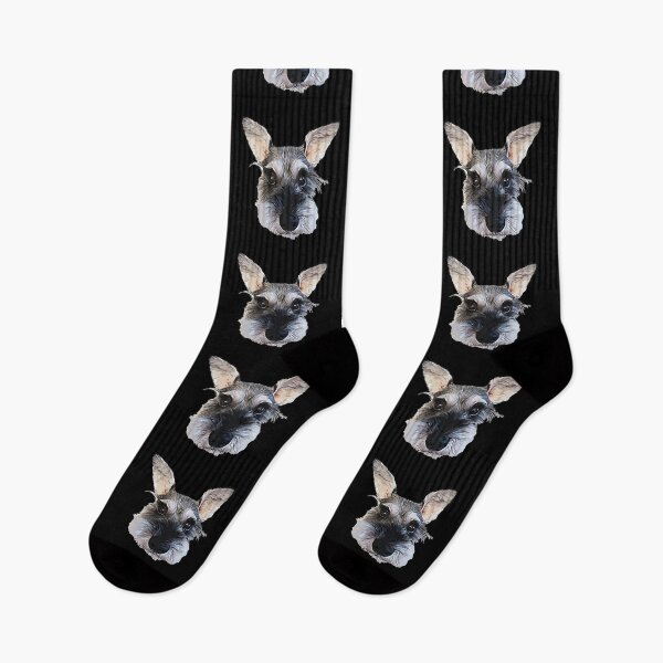 Artikelvorschau, Schnauzer - Mini-Schnauzer-Salz-und-Pfeffer-Hündchen entworfen und verkauft von ElegantCat.
