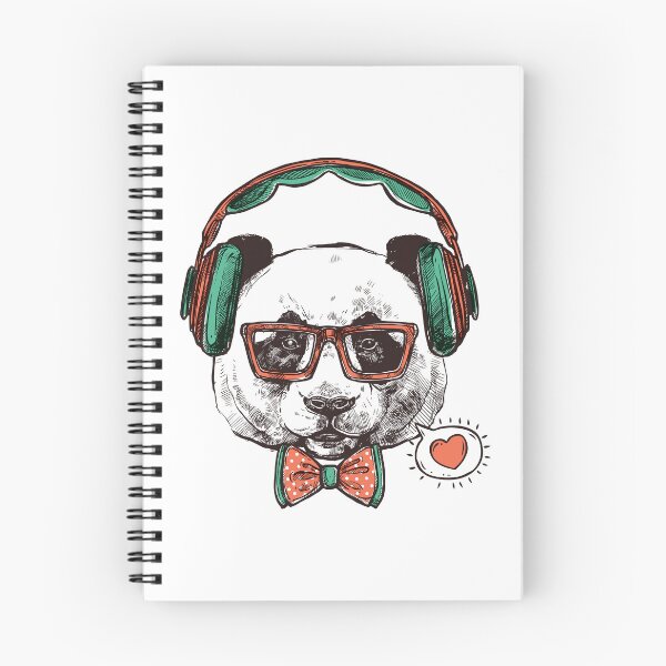 Item preview, A panda loves music designed and sold by ReephShop ★★★★★.