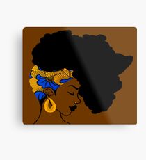 Für Afrikaner Metalldruck