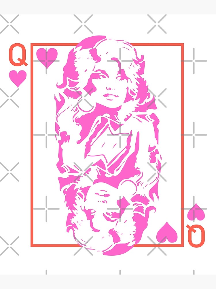 "Dolly Parton Shirt Queen Dolly Parton Q heart" Poster for Sale by