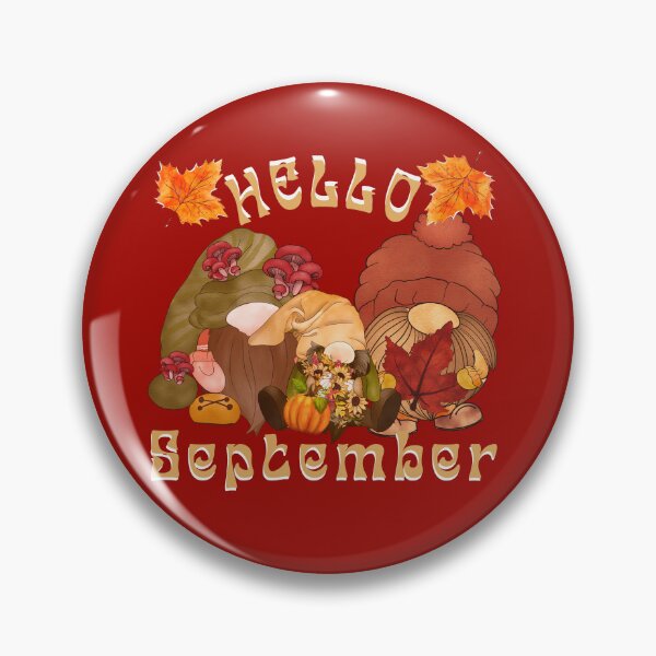 Item preview, Hello September Autumn Gnomes designed and sold by Lovemountain.