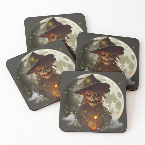 Item preview, Scarecrow Full Moon Halloween Colorful Spooky Scare Crow Horror Goth designed and sold by PHZTees.