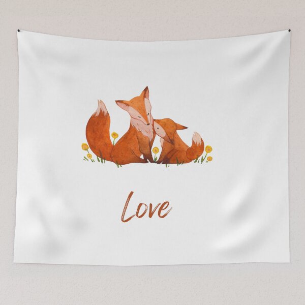 Item preview, Baby Fox Love- Cute Animals designed and sold by TubularTees.