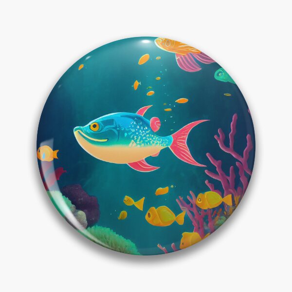 Item preview, Colorful Fish on a Coral Reef designed and sold by devath.