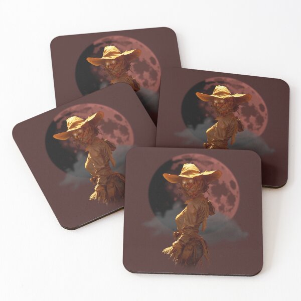 Item preview, Scarecrow Full Blood Moon Halloween Colorful Spooky Scare Crow Horror Goth designed and sold by PHZTees.