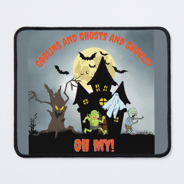 Item preview, Goblins and Ghosts and Ghouls Oh My Halloween Design designed and sold by IncrediMi.