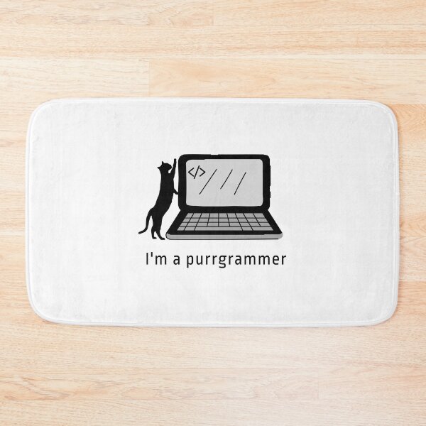 Item preview, I'm a Purrgrammer designed and sold by CakmakShop.