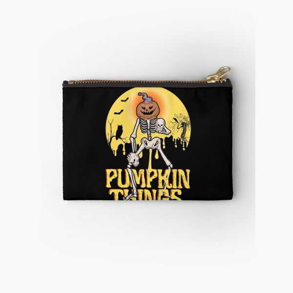 Item preview, Pumpkin things funny and creepy halloween skeleton design designed and sold by reka88.