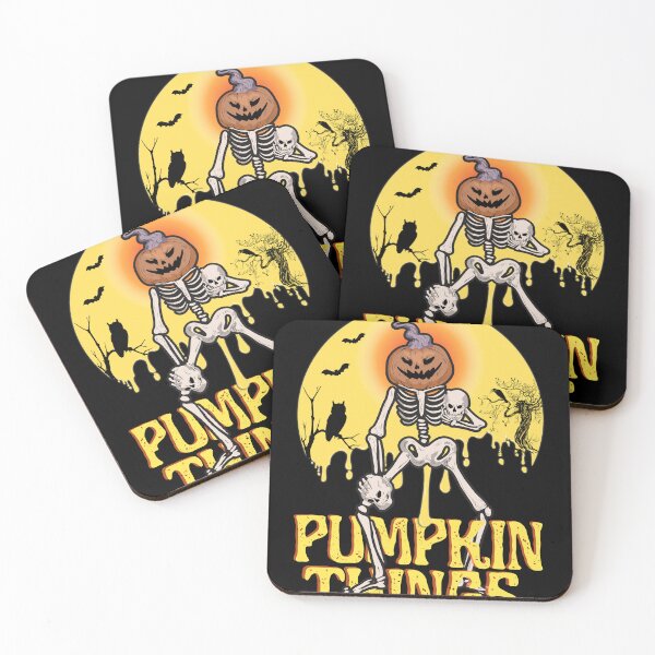 Item preview, Pumpkin things funny and creepy halloween skeleton design designed and sold by reka88.