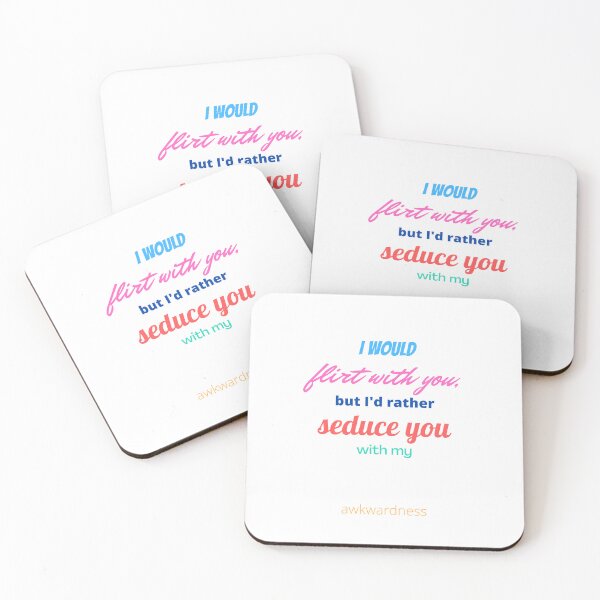 Item preview, Colorful Flirty Awkward Funny Pickup Line Men and Women designed and sold by SundaySoup.