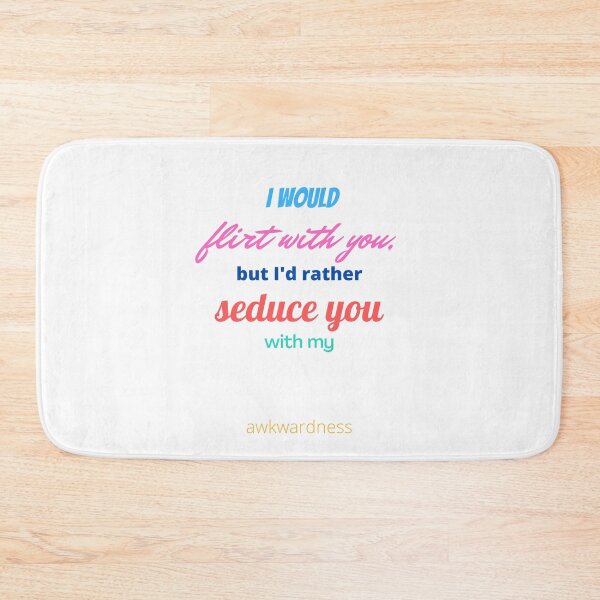 Item preview, Colorful Flirty Awkward Funny Pickup Line Men and Women designed and sold by SundaySoup.