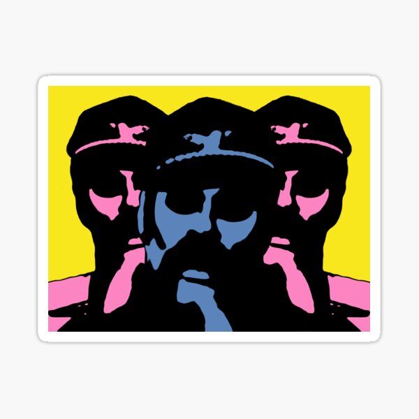 Leather Man Sticker