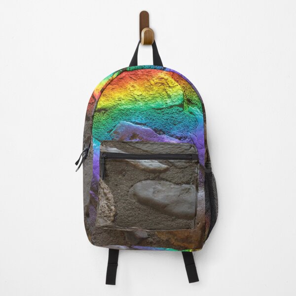 Item preview, Rainbow on stone wall designed and sold by RafaelLima7.