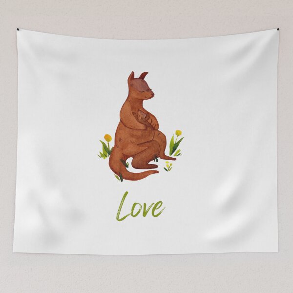 Item preview, Baby Kangaroo Love- Cute Animals designed and sold by TubularTees.