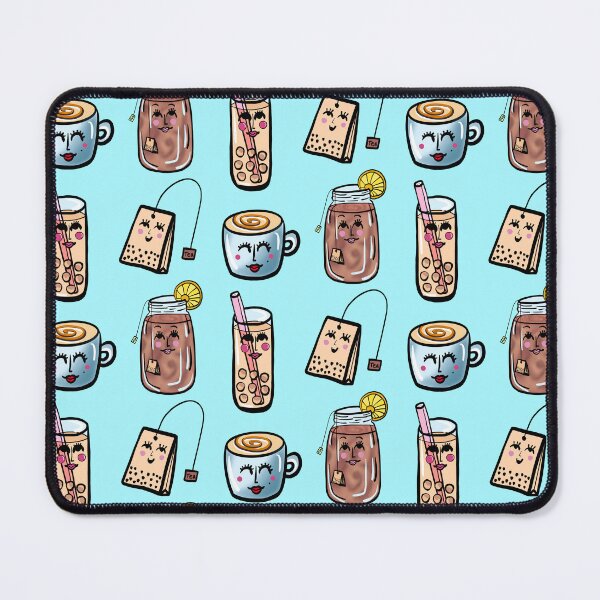 Item preview, Black Tea Lover on Light Blue designed and sold by Love-of-Line.