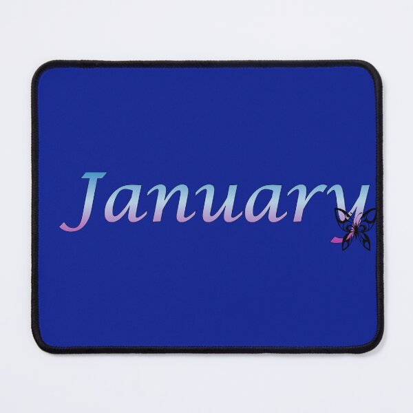 Item preview, Butterfly Silhouette on Monogram January Gradient Blue Purple designed and sold by AliCatOriginals.