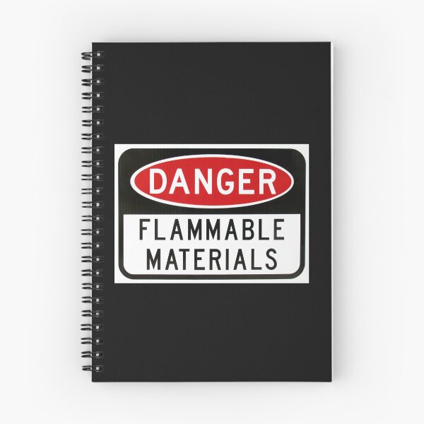 Item preview, Danger Flammable Materials designed and sold by paisleythermond.