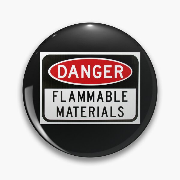 Item preview, Danger Flammable Materials designed and sold by paisleythermond.